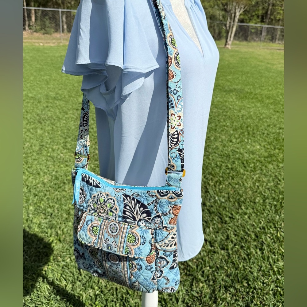 Vera Bradley bag adjustable crossbody BLUE EUC